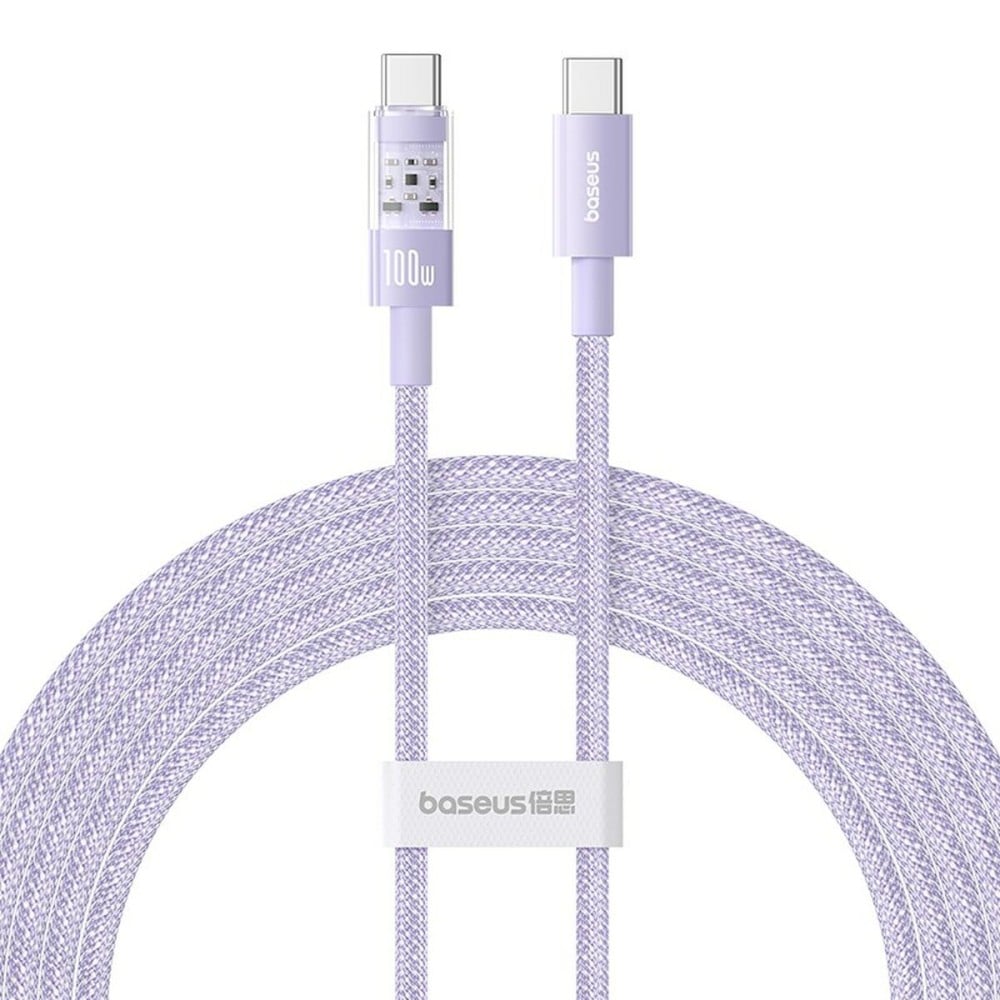 USB-C zu USB-C-Kabel Baseus P10373000511-01 Purpur 2 m