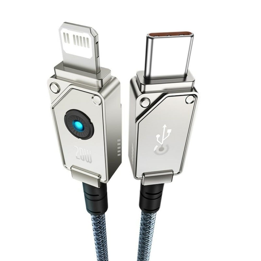 USB-C auf Lightning Verbindungskabel Baseus P10355803221-00 Weiß Schwarz 1 m