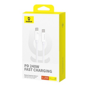 USB-C zu USB-C-Kabel Baseus P10365200211-02 Weiß 1 m