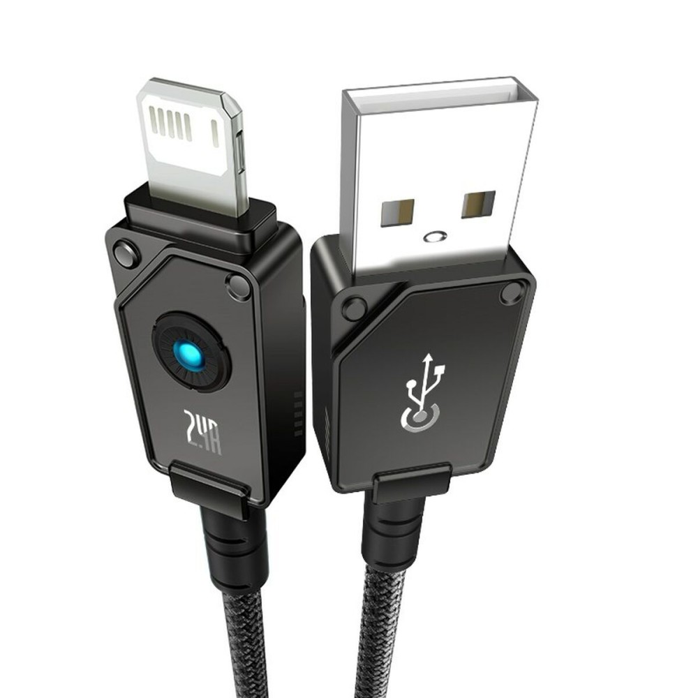 USB to Lightning Cable Baseus P10355802111-00 Black 1 m