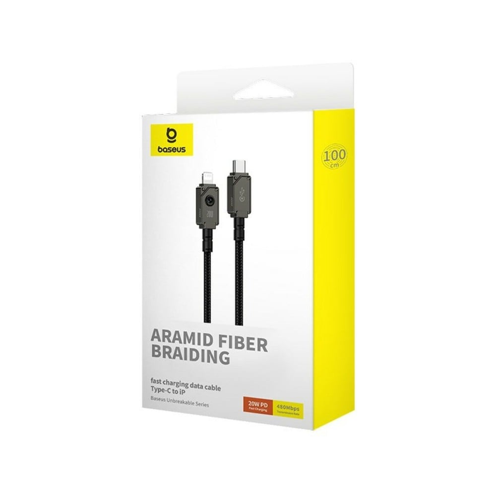 USB-C auf Lightning Verbindungskabel Baseus P10355803111-00 Schwarz 1 m