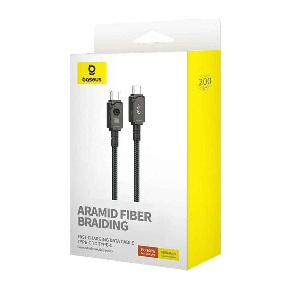 USB-C zu USB-C-Kabel Baseus P10355800111-01 Weiß 2 m