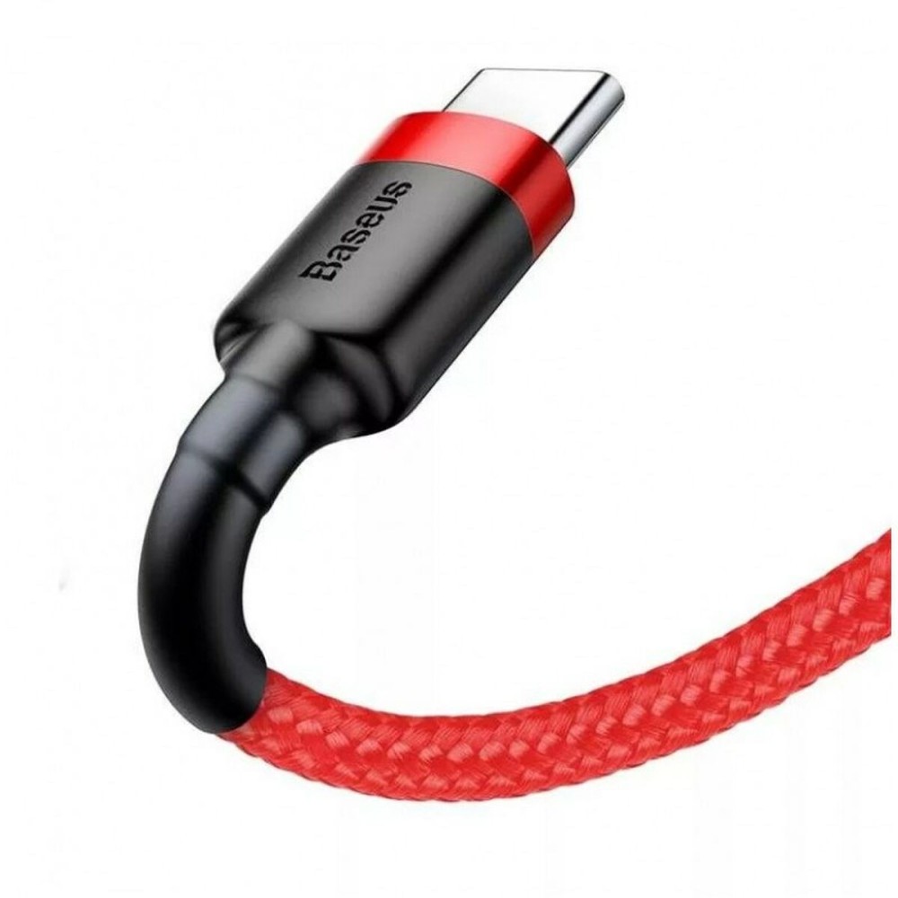 USB A zu USB-C-Kabel Baseus CATKLF-U09 Schwarz Rot 3 m
