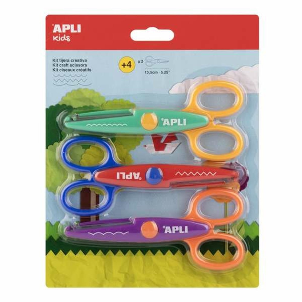 Paper Craft games Apli Set of scissors Multicolour 13,5 cm