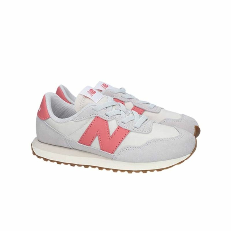 Chaussures de Sport pour Enfants New Balance 237 Bungee Blanc