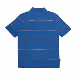 Herren Kurzarm-Poloshirt Puma Jacquard Blau