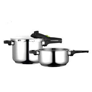 Express-Kessel Set Fagor Edelstahl 10 L 2 Stücke