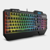 Tastatur und Gaming Maus Krom NXKROMKRSHRSP Schwarz