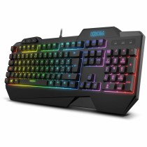 Tastatur und Gaming Maus Krom NXKROMKRSHRSP Schwarz