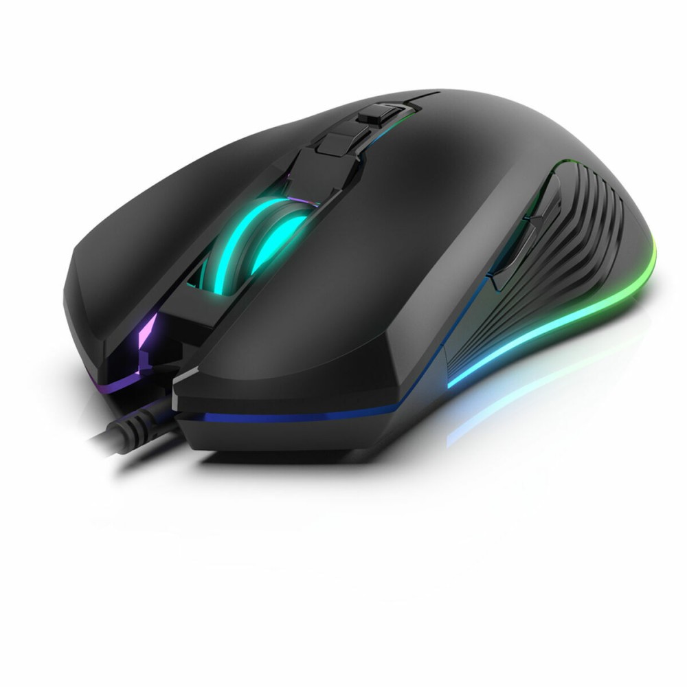 Tastatur und Gaming Maus Krom NXKROMKRSHRSP Schwarz