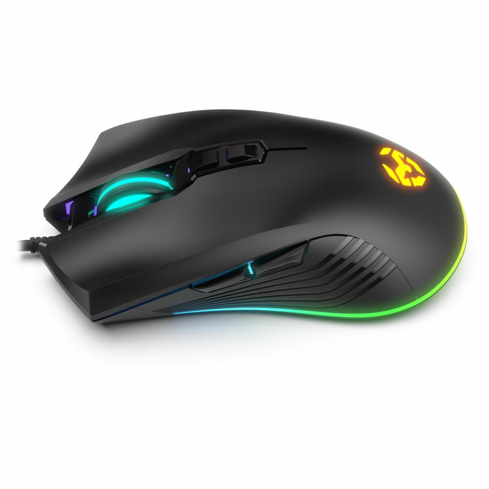 Tastatur und Gaming Maus Krom NXKROMKRSHRSP Schwarz