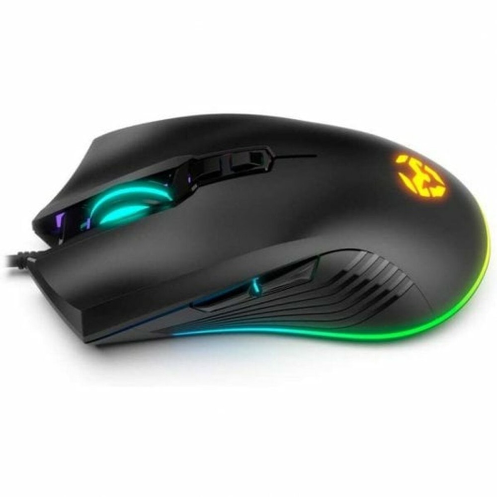 Tastatur und Gaming Maus Krom NXKROMKRSHRSP Schwarz