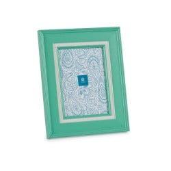 Photo frame Crystal Green Plastic (6 Units) (2 x 26 x 21 cm)