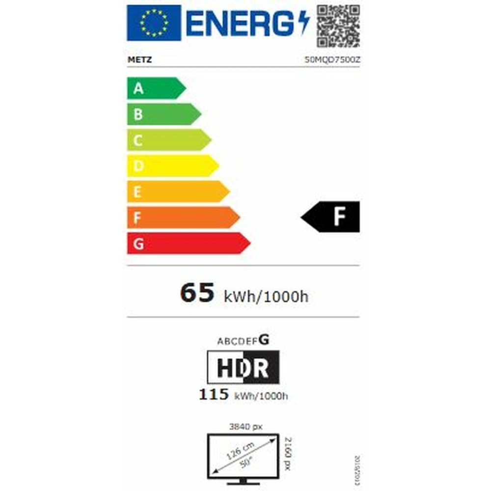 TV intelligente Metz 50MQD7500Z 4K Ultra HD 50" QLED