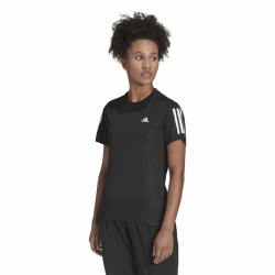 Damen Kurzarm-T-Shirt Adidas Own the Run Schwarz