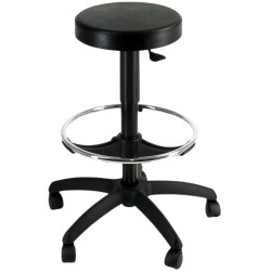 Tabouret Unisit Esos Plaque Tournante Noir