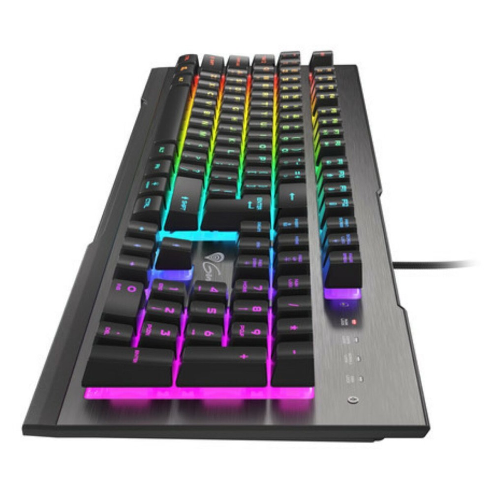Gaming Tastatur Genesis NKG-1621 Schwarz Aluminium Qwerty Spanisch