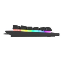 Gaming Tastatur Genesis NKG-1621 Schwarz Aluminium Qwerty Spanisch