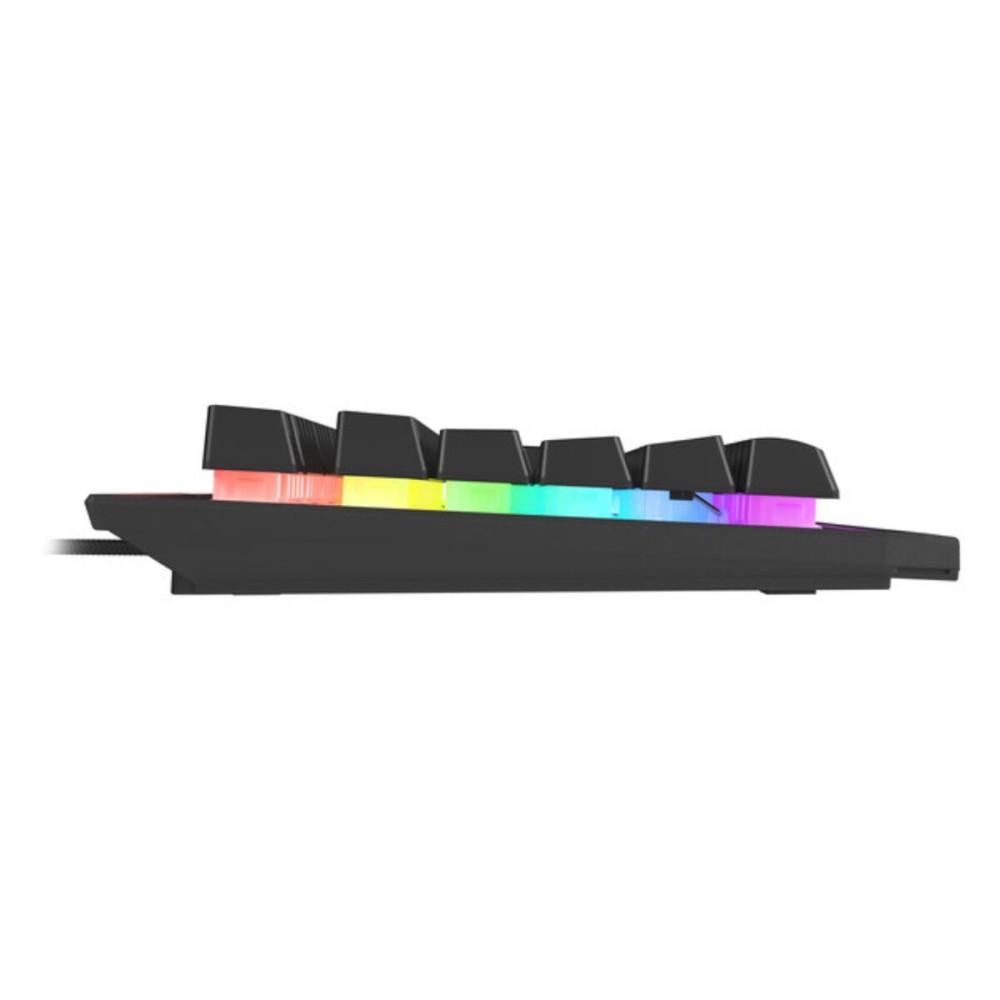 Gaming Tastatur Genesis NKG-1621 Schwarz Aluminium Qwerty Spanisch
