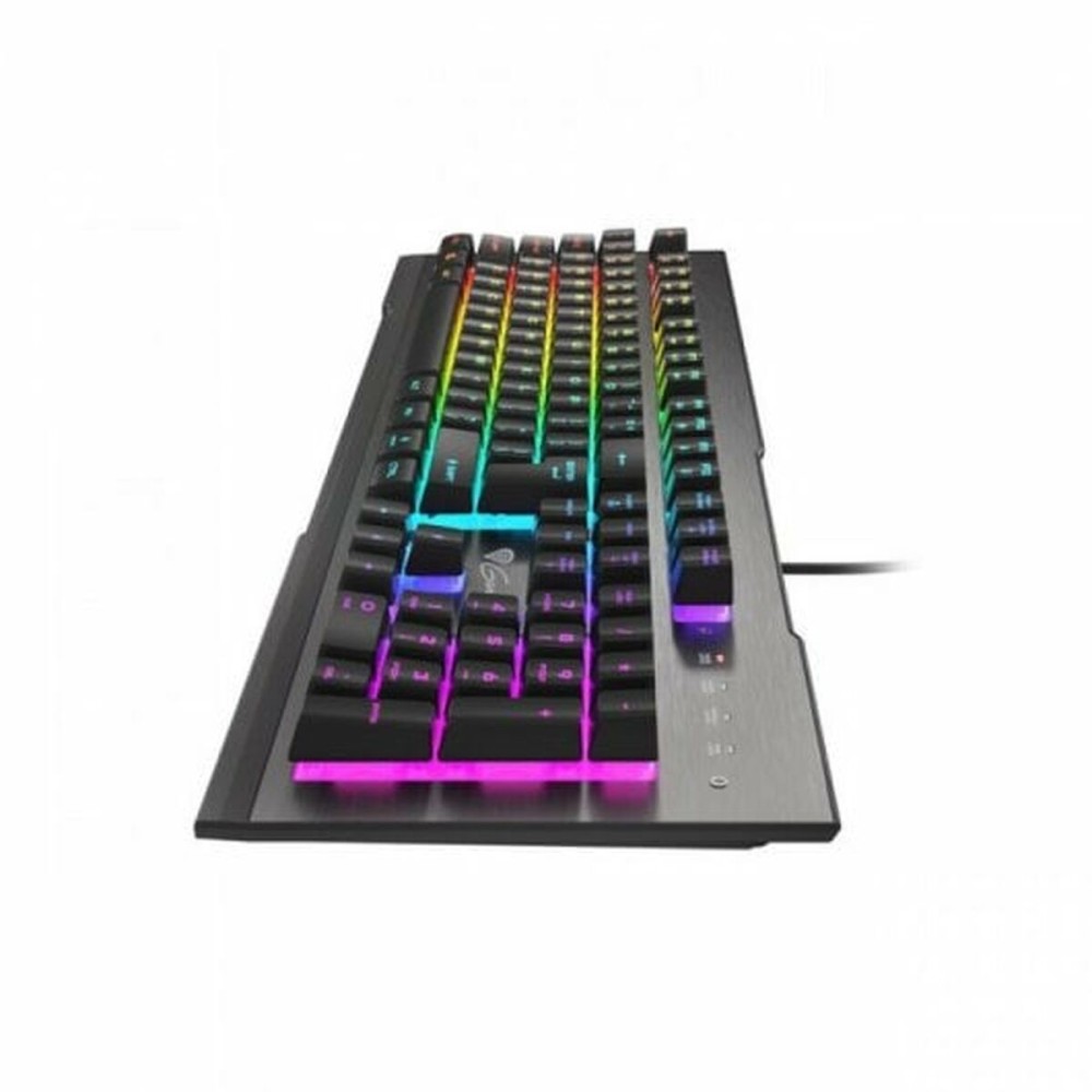 Gaming Tastatur Genesis NKG-1621 Schwarz Aluminium Qwerty Spanisch