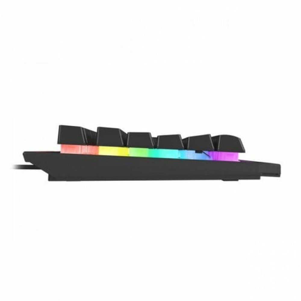 Gaming Tastatur Genesis NKG-1621 Schwarz Aluminium Qwerty Spanisch