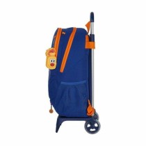 Schulrucksack mit Rädern 905 Safta Blau Orange 32 x 44 x 16 cm