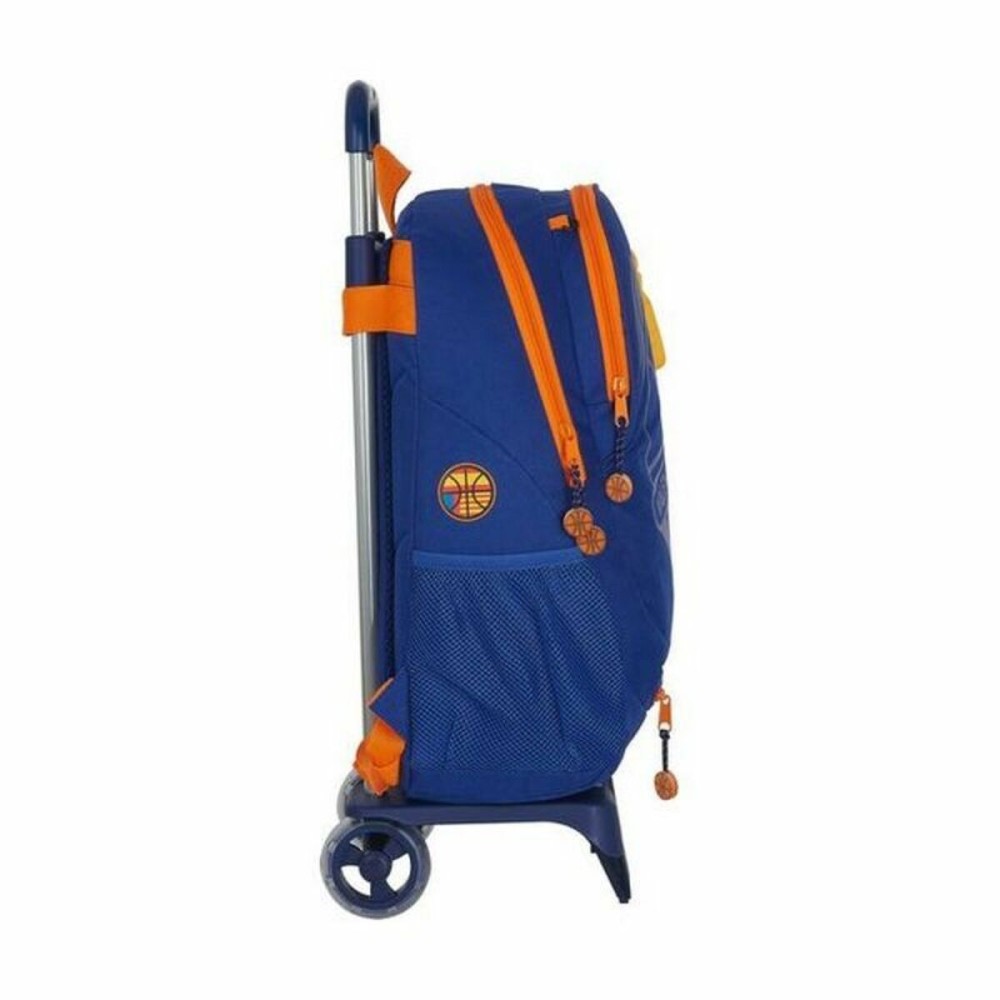 Schulrucksack mit Rädern 905 Safta Blau Orange 32 x 44 x 16 cm