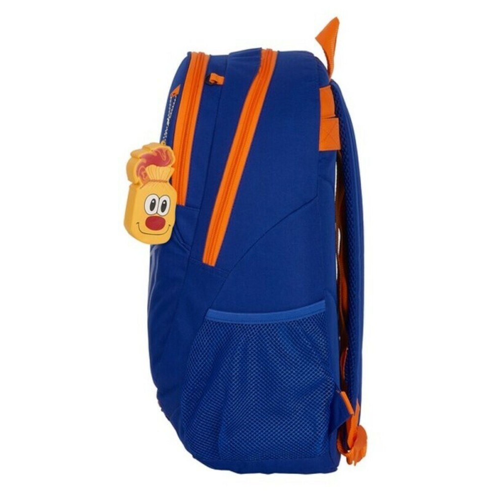 Cartable Valencia Basket Bleu Orange 32 x 44 x 16 cm