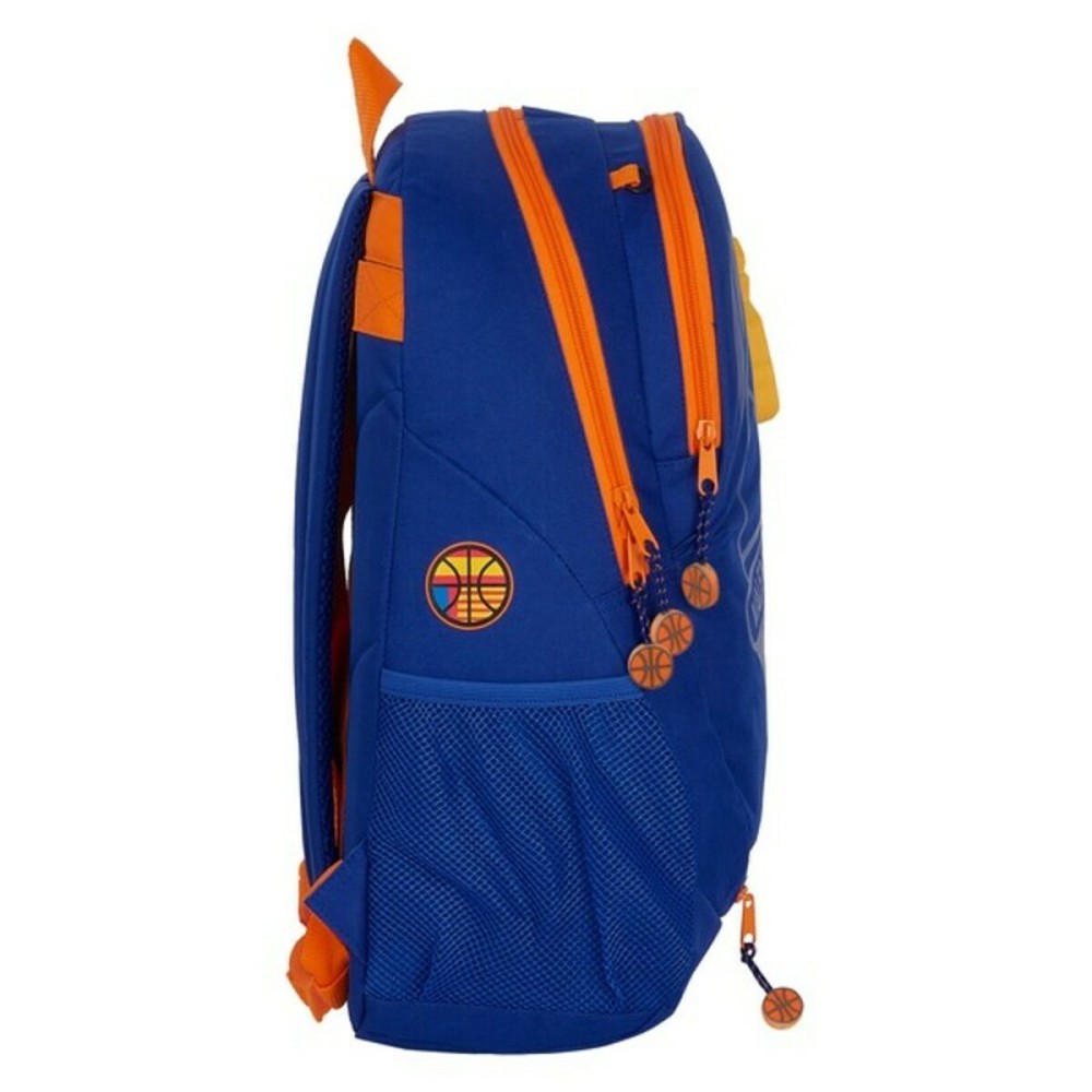 Cartable Valencia Basket Bleu Orange 32 x 44 x 16 cm
