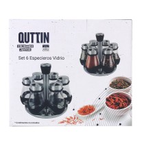 Gewürzspender aus Edelstahl Quttin 17,8 X 17,8 X 16,3 CM (6 Stücke) (8 Stück)