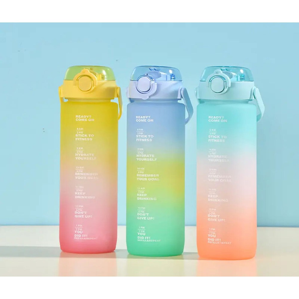 Wasserflasche Bewinner Bunt 600 ml 7,5 X 20 CM (12 Stück)