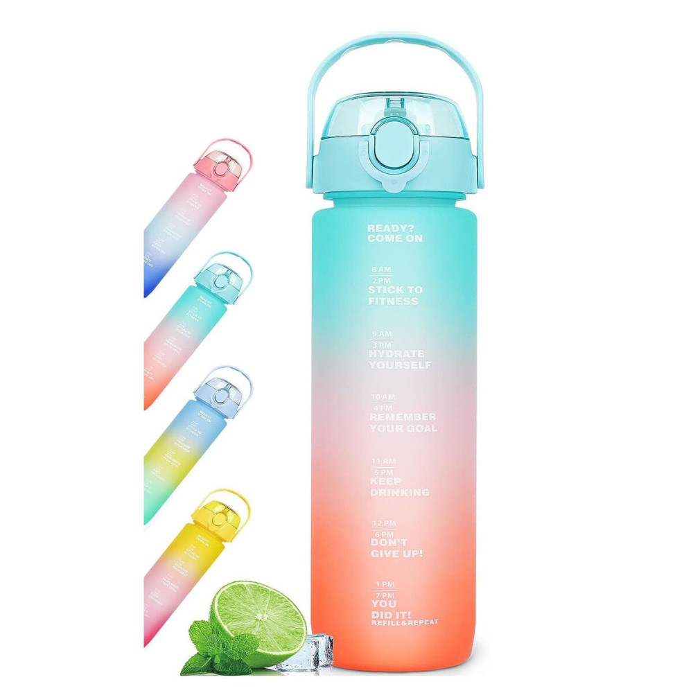Wasserflasche Bewinner Bunt 600 ml 7,5 X 20 CM (12 Stück)