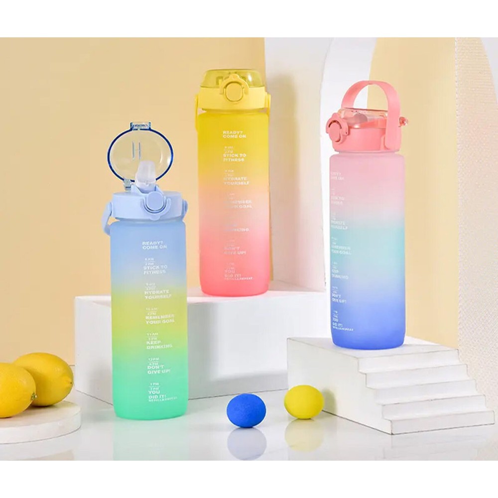 Wasserflasche Bewinner Bunt 600 ml 7,5 X 20 CM (12 Stück)
