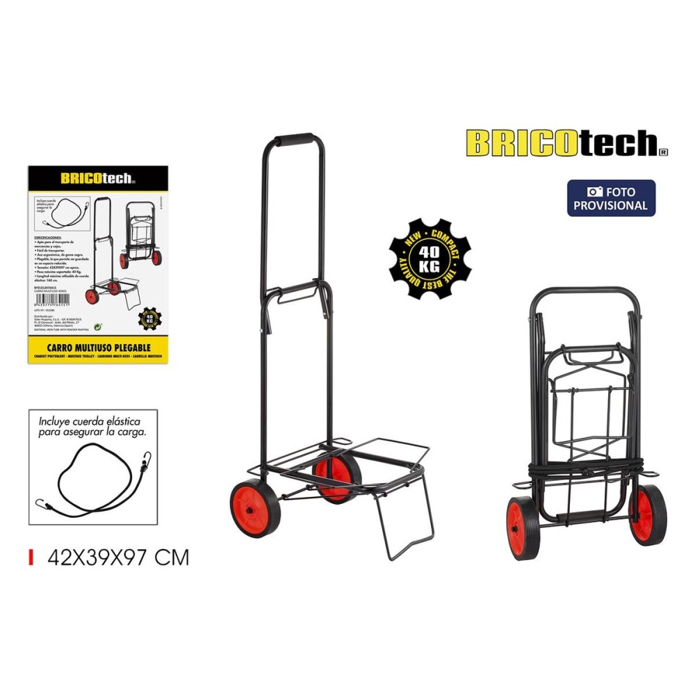 Einkaufswagen Bricotech 42 x 39 x 97 cm Mehrzweck (4 Stück)