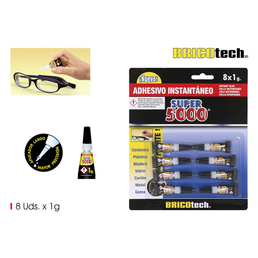 Sekundenkleber Bricotech Super 5000 1 g (36 Stück)