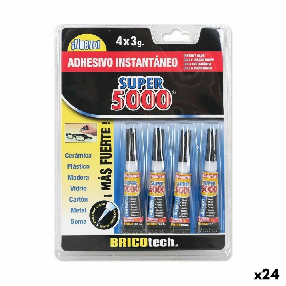 Adhésif instantané Bricotech Super 5000 3 g (24 Unités)