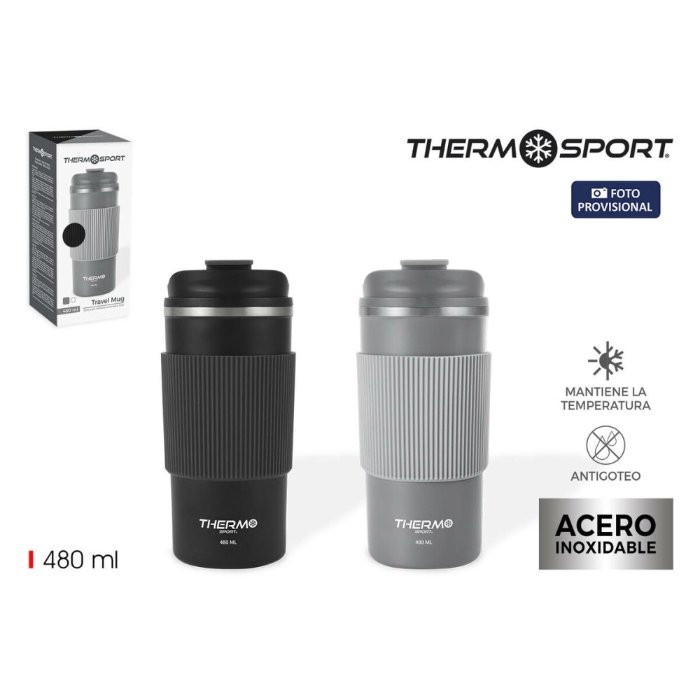 Tasse Thermos avec Couvercle ThermoSport 480 ml (9 Unités)