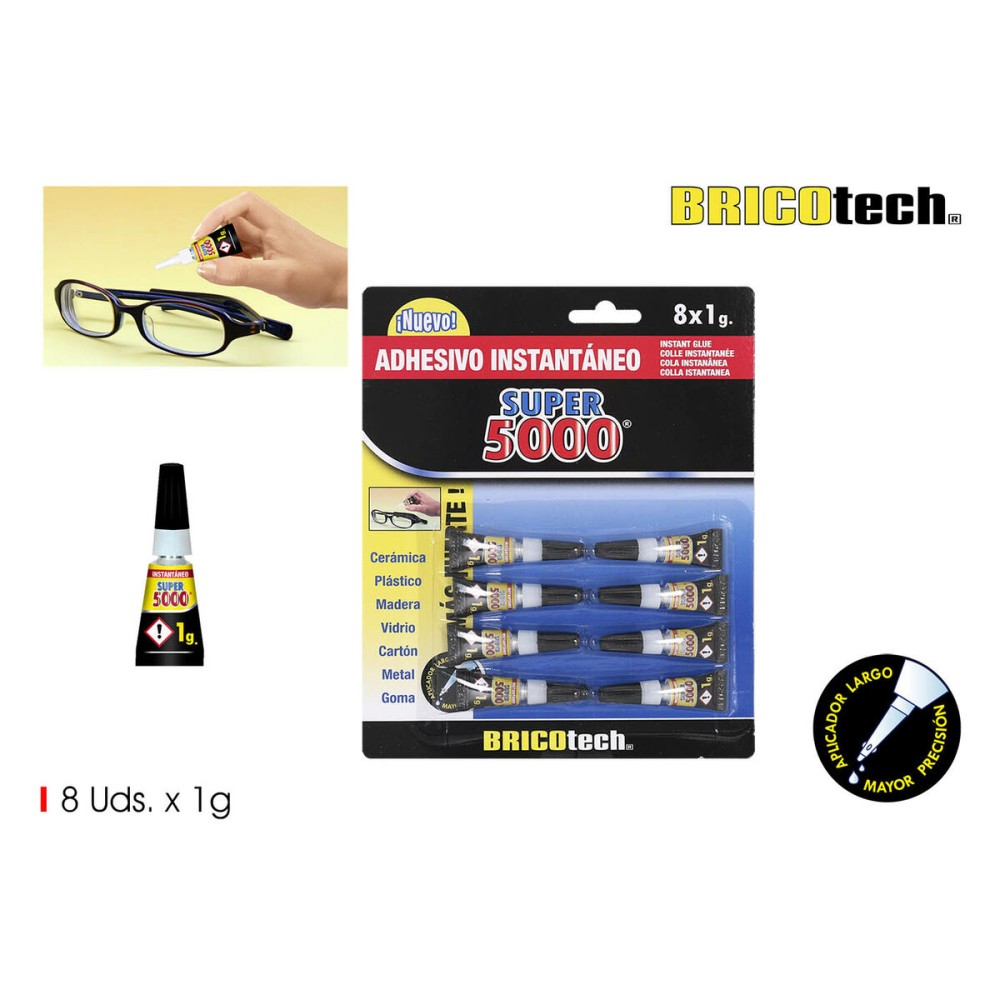 Sekundenkleber Bricotech Super 5000 1 g (36 Stück)