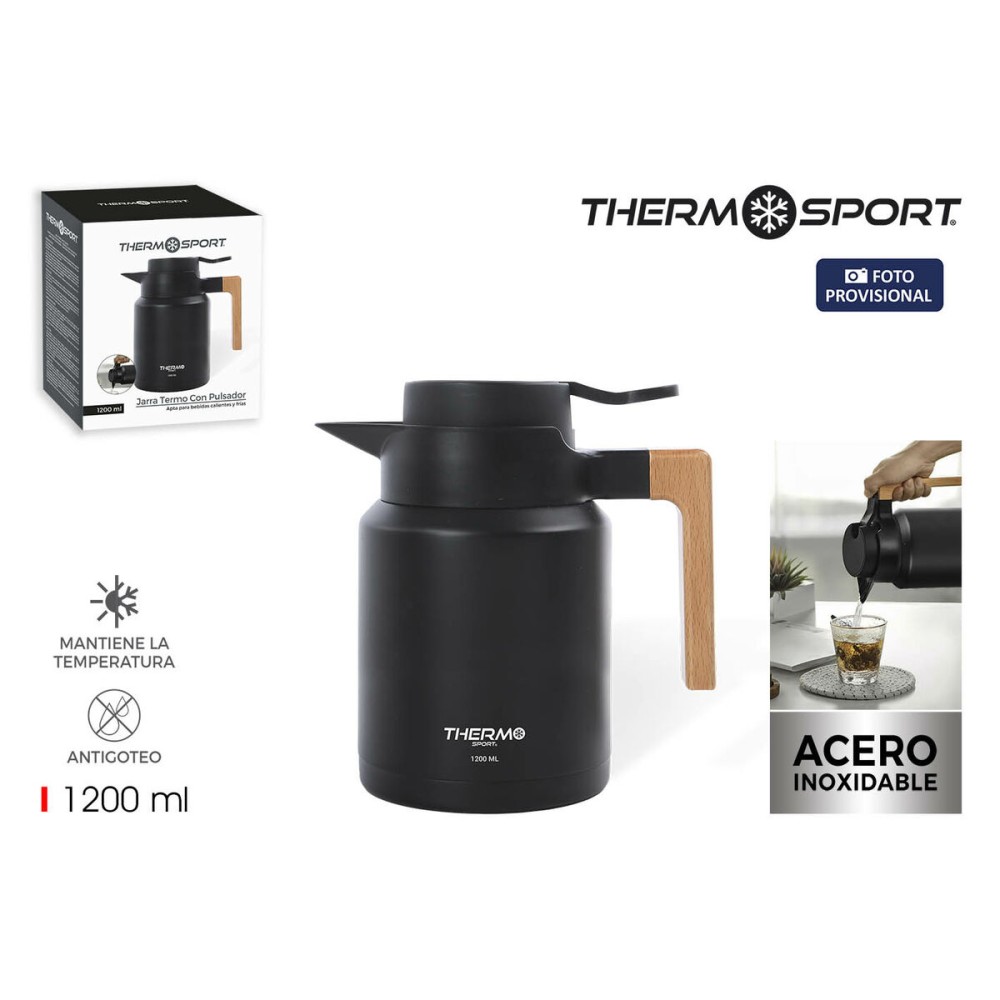 Pichet Thermo ThermoSport Noir 1,2 L (4 Unités)