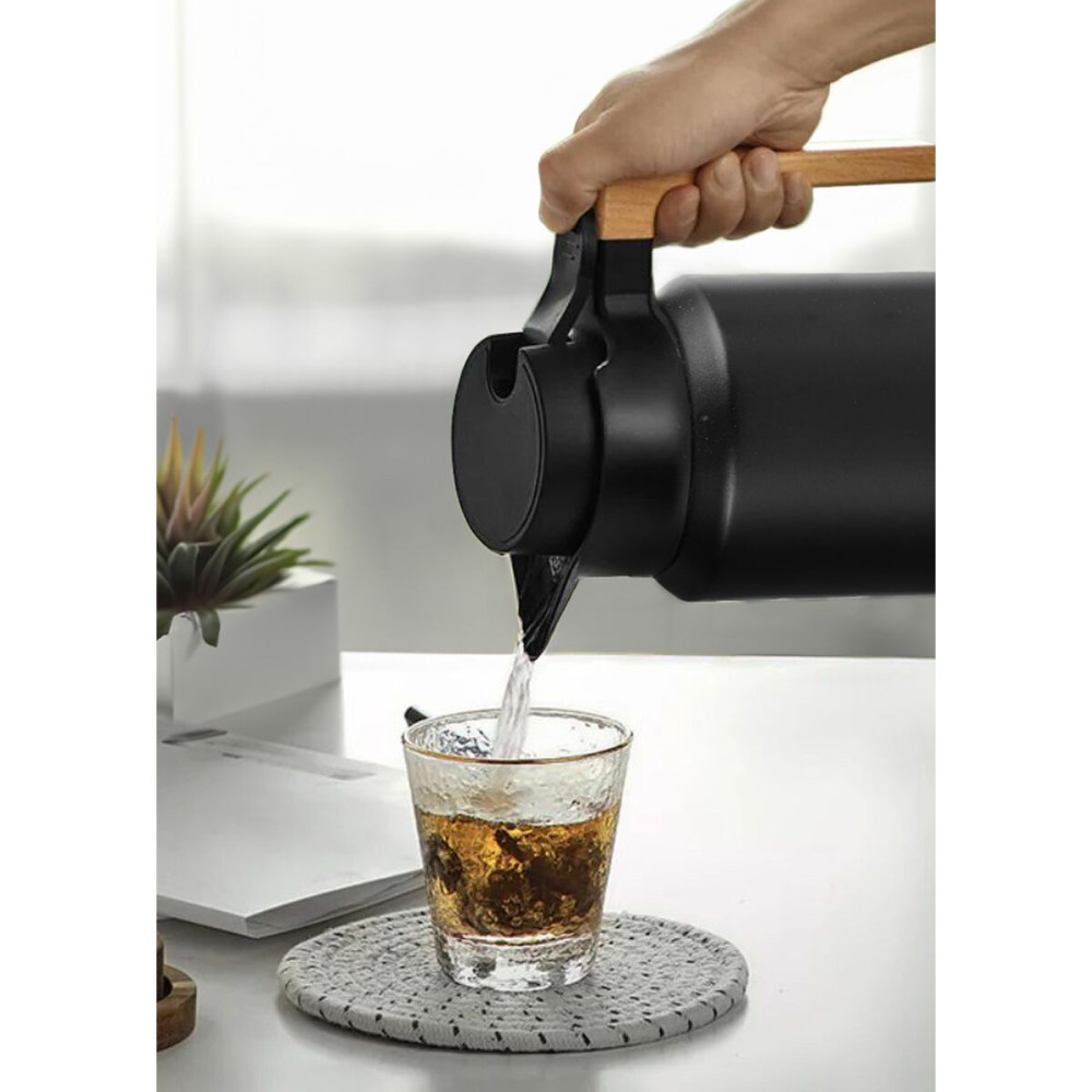 Thermoskanne ThermoSport Schwarz 850 ml (4 Stück)