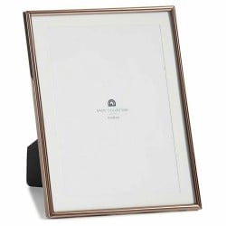 Photo frame Crystal Steel Copper (13 x 23 x 18,4 cm) (12 Units)