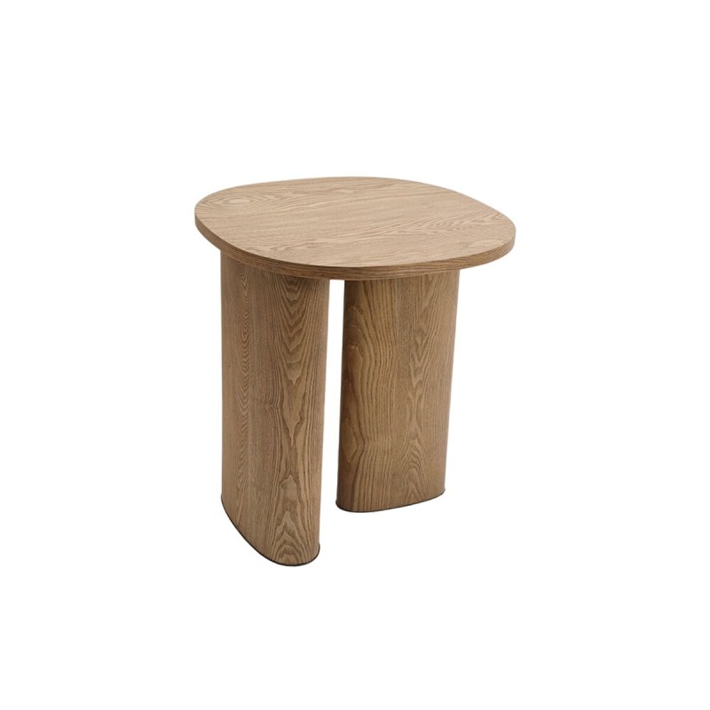 Side table Romimex Natural MDF Wood Mahogany wood 56 x 61 x 56 cm