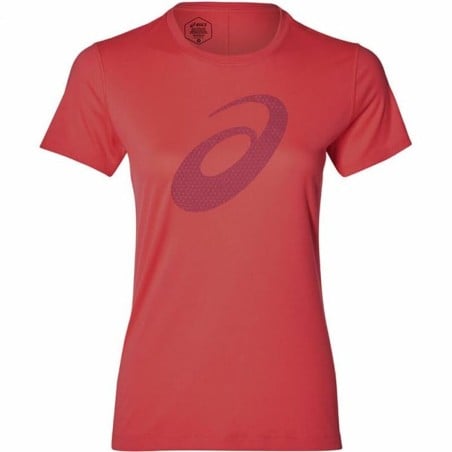 Damen Kurzarm-T-Shirt Asics SS Graphic Rot