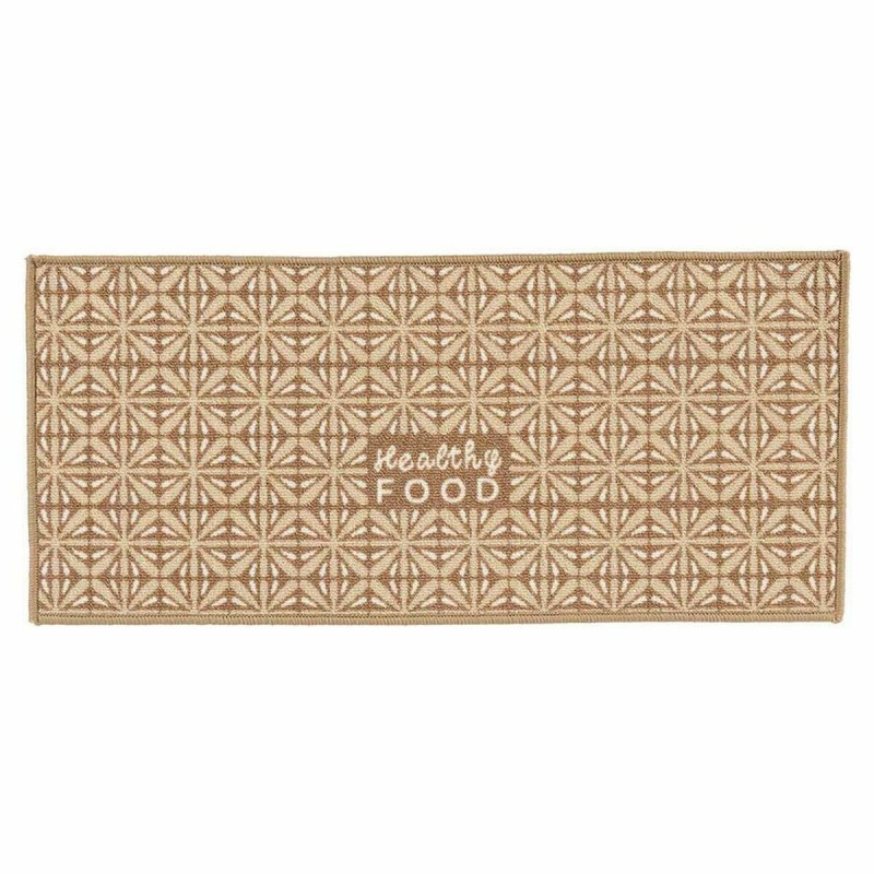 Carpet Healthy Food 90 x 40 cm Beige (24 Units)