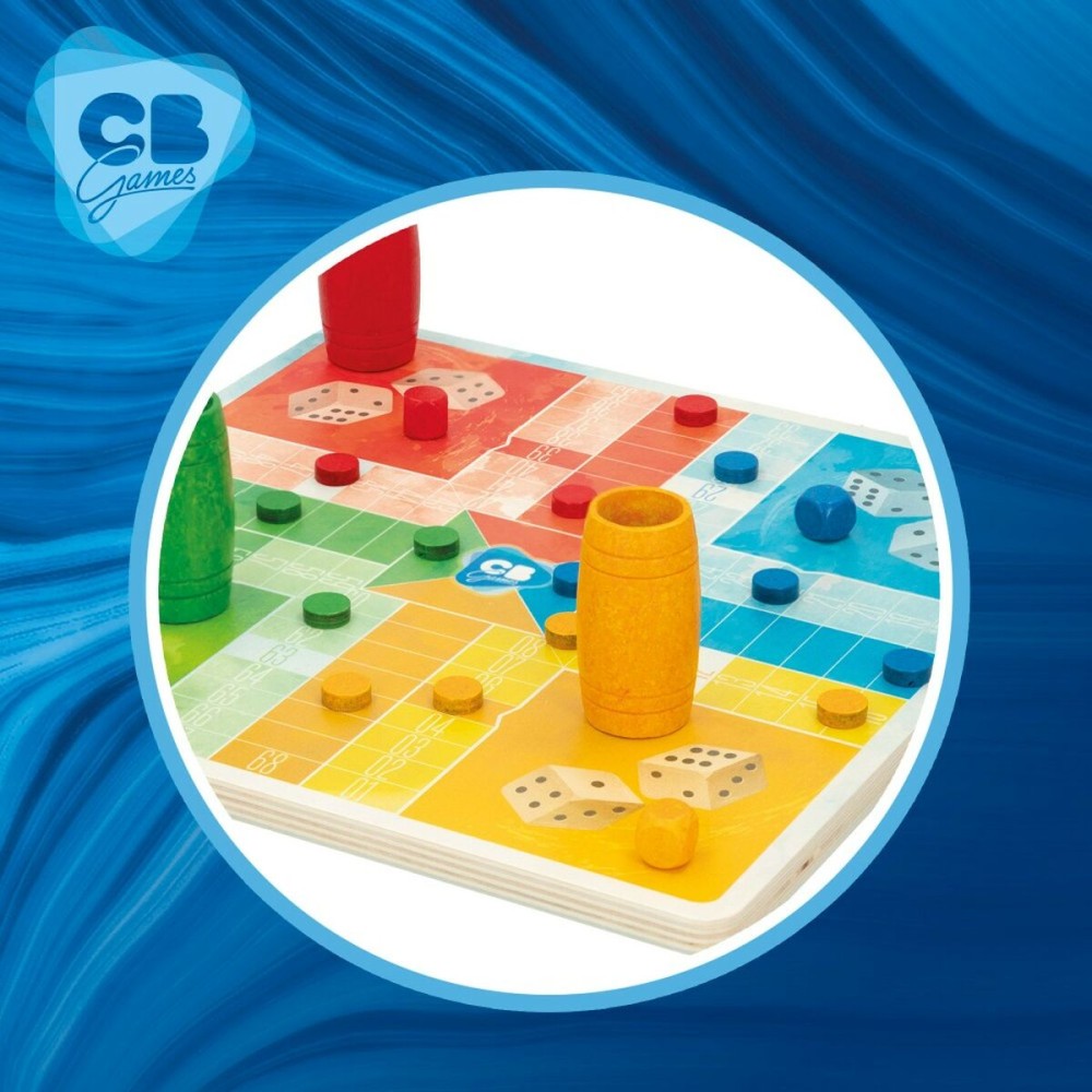 Jeu de petit chevaux et de l'oie CB Games 25 x 1 x 25 cm (25 Pièces) (6 Unités)