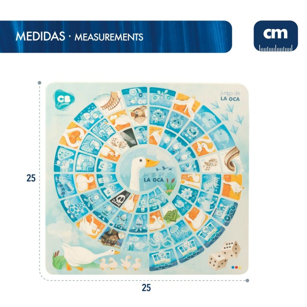 Parchís and Oca Board CB Games 25 x 1 x 25 cm (25 Pieces) (6 Units)