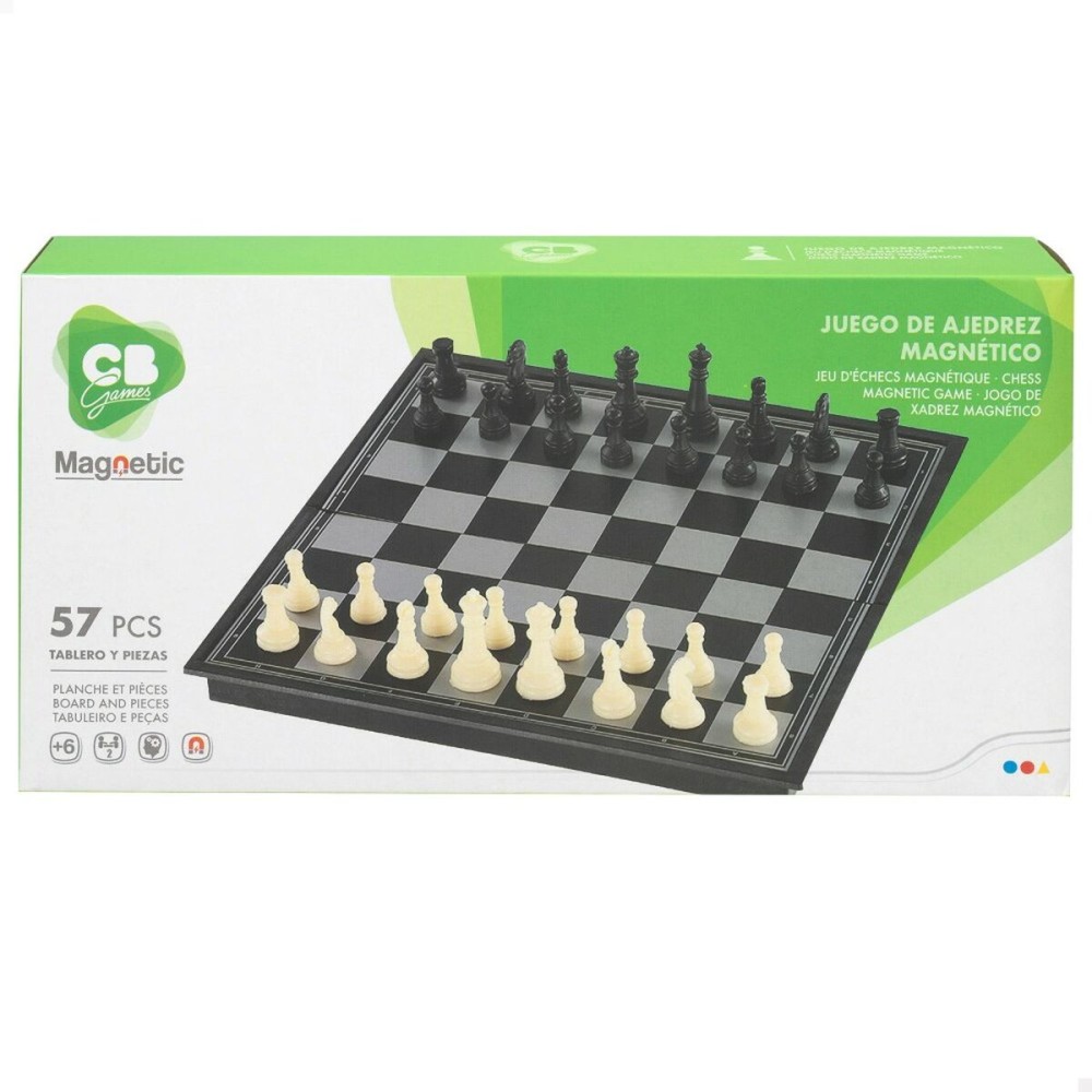 Échecs et dames CB Games Plastique (6 Unités)