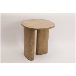 Side table Romimex Natural MDF Wood Mahogany wood 56 x 61 x 56 cm