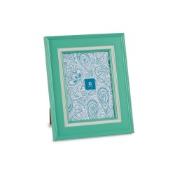 Photo frame Crystal Green Plastic (23 x 28 x 2 cm) (6 Units)