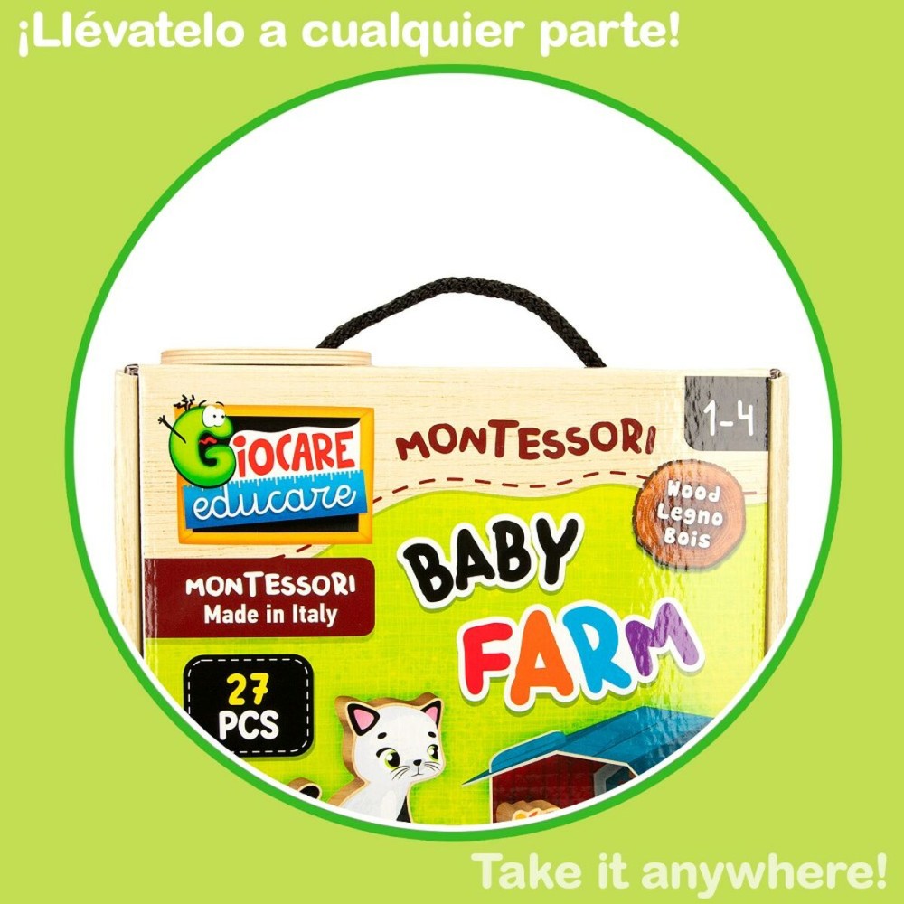 Kinderpuzzle Lisciani Giochi 48 x 1 x 36 cm Bauernhof 12 Stücke 27 Stücke (6 Stück)